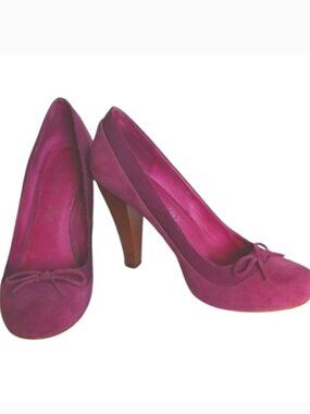 Aldo Purple Suede Hidden Platform Pump- Sz. 38/7.5